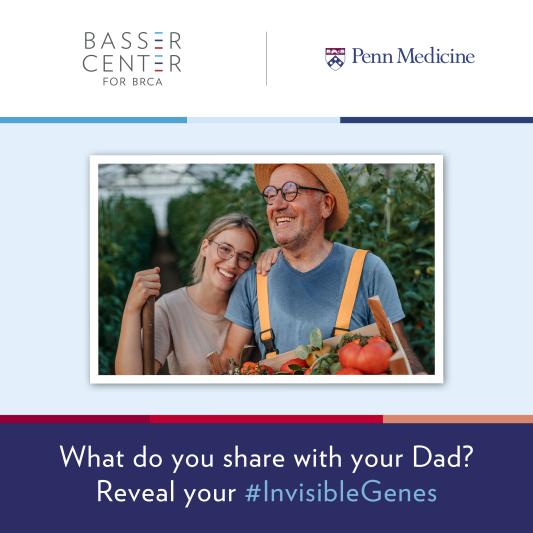 Facebook Share Image: What do you share with your dad? Reveal your #invisibleGenes
