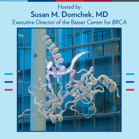 Photo of sculpture in Abramson Cancer Center lobby, called "Homologous Hope"
