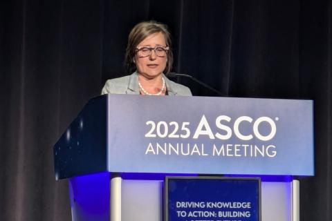 Dr. Bradbury presenting at ASCO
