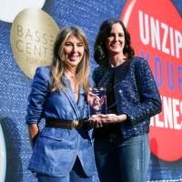 Honoree accepting an award