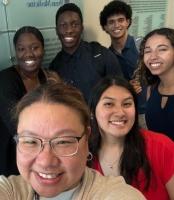 selfie of 2025 interns